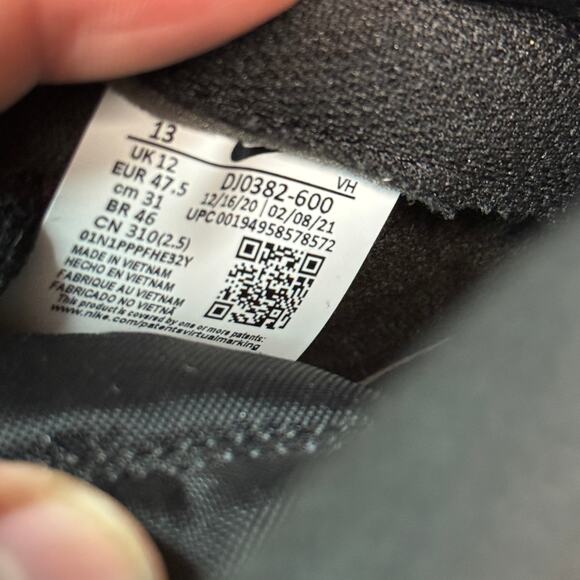 Nike Fragment Design x Dunk High Beijing Size 13 DJ0382-600 - Picture 9 of 10